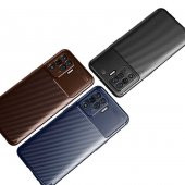 Oppo Reno 5 Lite Kılıf Zore Negro Karbon Tasarım Silikon Kılıf - 8