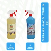 Supta Mix 1LT - Mavi Su 1LT Genel Temizlik Seti - 1