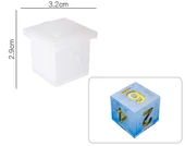 EPOKSİ REÇİNE KALIP UV REÇİNE İTHAL BÜYÜK ZAR OYUN KOLYE KÜPE SİLİKON KALIP HB4021-0076 - 1