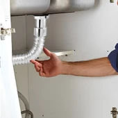 Standart Lavabo Evye Sifonu Uzun Plastik Körüklü Kıvrılabilir 33-80 cm Uzayabilir Krom Renk - 2