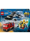 Lego City Helikopter, İtfaiye Kamyonu ve Denizaltı Karışımı 60462 - 3