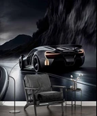 Araba Drift Duvar Kağıdı Baskı thumbnail 5