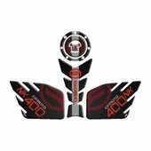 CF MOTO 400NK 2017-2022 Uyumlu Tank Pad Kırmızı - 1