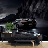 Araba Drift Duvar Kağıdı Baskı thumbnail 2