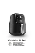 Karaca Air Pro Cook Manuel Xl Airfryer Black 4 Kişilik - 6