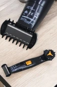 Çift Başlıklı Jilet Tıraş Makinesi Taşınabilir Suya Dayanıklı Sinek Kaydı - 4