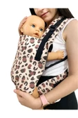 Molmini Lüx Leopar Ergonomik Kanguru %100 Pamuk 2025 Trend Bebek Taşıyıcı Anakucağı Bebek Taşıma 2-18 Ay - 3