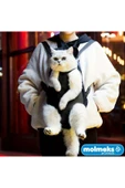 MOLMEKS Kedi- Köpek Nefes Alabilir Fileli Taşıma Evcil Hayvan Sırt Çantası Kanguru Seyehat - 1