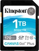 Kingston Canvas Go! Plus 1tb Sd Class 10 Uhs-I U3 V30 Hafıza Kartı 170MB/S’YE Varan Okuma, 90MB/S’YE Varan Yazma Sdg3/1tb thumbnail 3