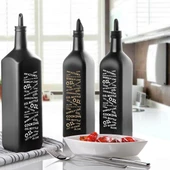 Selka Home - Marasca Baskılı Yazılı Yağdanlık 500 ML - 12