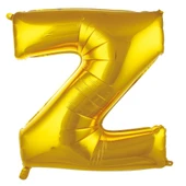 Folyo Balon 76cm Harf Altın "Z" - 1