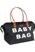 Molmini Anne Bebek Çantası, Yerli Bebek Bakım Çantası, Bebek Çantası, Mommy Bag, Baby Bag Siyah - 2