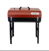 Grillmate Cookout Katlanır Ayak Kilitli Barbekü Mangal-kırmızı - 1