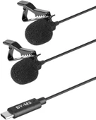 Boya BY-M3D Type-C Telefon İkili Yaka Mikrofonu Outlet - 3