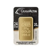 AgaKulche 20 gr 995 24 Ayar İAR Külçe Altın - 1