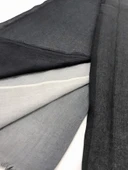 Gri Siyah Renk Geçişli %100 Pamuk Şal 90x190 cm - 3