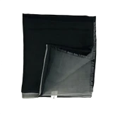 Gri Siyah Renk Geçişli %100 Pamuk Şal 90x190 cm - 5