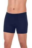 3 Adet Yıldız Erkek Bambu Boxer Short Lacivert 323 - 1