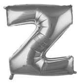 Folyo Balon 76cm Harf Gümüş "Z" - 1