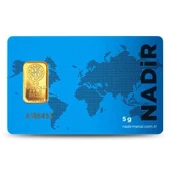 AgaKulche 5 gr 995 24 Ayar Nadir Külçe Altın - 1