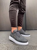 Terzi Bey Yüksek Taban Günlük Ayakkabı 040 Gri - 1