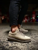 Terzi Bey Yüksek Taban Günlük Ayakkabı 044 Vizon Süet - 6