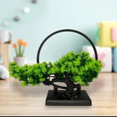 Nettenevime Yapay Ağaç Bonzai Çemberli Model Dekoratif Yapay Ağaç Bonsai Yapay Ağaç Masa Ofis Hediyelik thumbnail 7