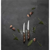 Victorinox 7.7240.2W 12cm Gül Ağacı 2li Tırtıklı Dövme Çelik Biftek Bıçağı, Hediye Kutulu - 1