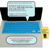 F Klavye Macbook Air Pro Kılıf Koruyucu DaktiloTip (Eski USB'li Model 2008/2017) ile Uyumlu - 8