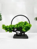 Nettenevime Yapay Ağaç Bonzai Çemberli Model Dekoratif Yapay Ağaç Bonsai Yapay Ağaç Masa Ofis Hediyelik thumbnail 2