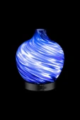 Discover Azure Dekoratif Işıklı Cam Hava Nemlendirici Esansiyel Uçucu Yağ Aroma Difüzörü - 2