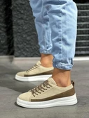 Terzi Bey Sneakers Ayakkabı 010 Vizon Süet - 4