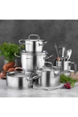 Korkmaz Proline A1147 Inox 8 Parça Tencere Seti thumbnail 3