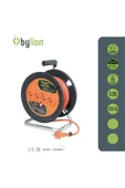 Bylıon Seyyar Makaralı Uzatma Kablosu 3*2.5mm² 20 Mt. - Işıklı - 1