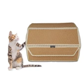 Bod Dış Mekan Yağmura Ve Soğuğa Dayanıklı Eva Kedi Evi Yuvası Bej - 1