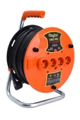 30 Metre Seyyar Makaralı Uzatma Kablosu 3*2.5mm² 30 Mt. - 1