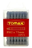 Yıldız Vidalama Uc Yıldız Vidalama Ucları Hırdavat Vidalama Ucları Bits Uç Ph2x75mm ( 20 Li Paket ) - 1