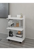 Lavanta Mobilya İmalat Mdf Lena Beyaz Komadin - 1