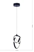 MODERN METAL AVİZE TEKLİ SARKIT / E27 - 1