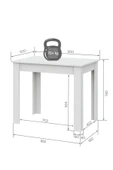 Lavanta Mobilya İmalat ALTUN MDF YEMEK MASASI GÜNLÜK KULLANIM İÇİN İDEAL - 3