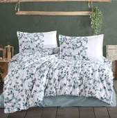 Clasy Ranforce Nevresim Takımı Çift Kişilik Putto V1 Mint - 1