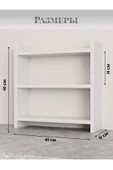 Lavanta Mobilya İmalat REN MDF BEYAZ TEZGAH ÜSTÜ RAF DOLAP - 3