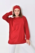 Uzun Kollu Tunik (Bandana Hediyeli) - Kırmızı - 1