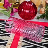 Bohemia Balık Sırtı Uzun Kahve Yanı Bardak Kadeh Takımı (Pembe) - 3