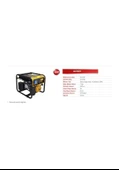 Loncin GH3500 Benzinli 3.5 Kwa İpli Monofaze Jeneratör - 3