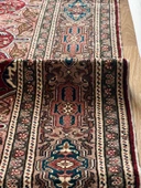 193x293 cm Büyük Boy Türk El Dokuma Halı, Kırmızı Renkli Çiçek Desenli, Harika Ev ve Ofis Dekoru - 2