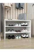 Lavanta Mobilya İmalat ALTUN MDF BEYAZ  AYAKKABILIK DOLABI %100 MDF A Kalite - 1