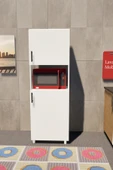 Lavanta Mobilya İmalat İDİL MDF BEYAZ ÇOK AMAÇLI MUTFAK DOLABI (MİKRODALGA FIRIN DOLABI %100 MDF) - 1