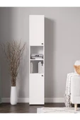 Lavanta Mobilya İmalat POSOF MDF BEYAZ SALON DOLABI - KİTAPLIK - VİTRİN (1. Sınıf MDF) - 1