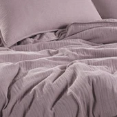 Hobby Müslin Çift Kişilik Nevresim Takımı - Lila thumbnail 3